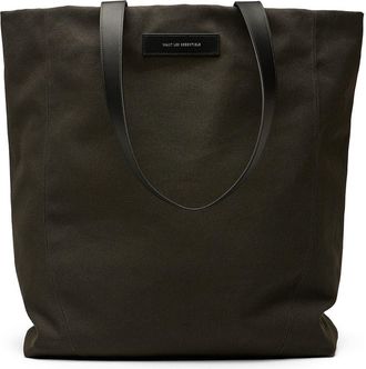 Want Les Essentiels Kenora Organic Cotton Canvas Tote in Green at Nordstrom Rack
