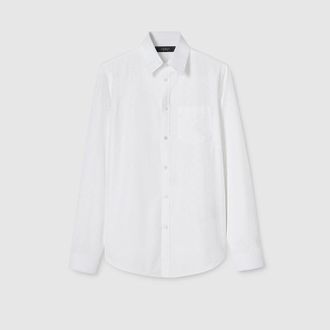 Gucci GG Cotton Poplin Shirt, Size 14+, White