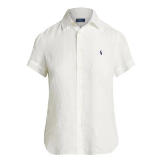 Ralph Lauren Shirts, female, White, Size: L 17/1 PD Linen Shirt