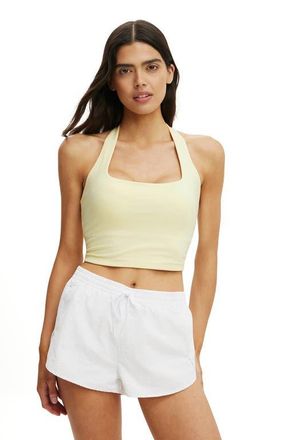 Cotton On Womens Active Ultra Soft T-Bar Tank in Lemon Icing at Nordstrom, Size Xx-Small