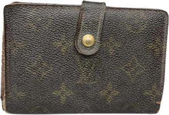 Louis Vuitton Pre-owned Vintage Portemonnee - Dames - Vintage Accessoires - Bruin - ONE Size - Leer - Vintage