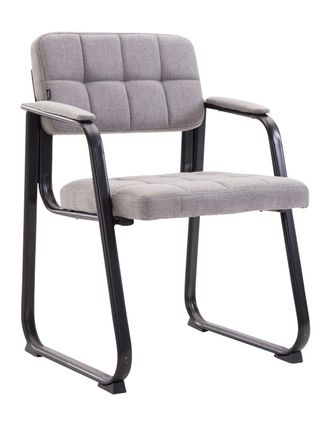 Clp Silla De Conferencia Canada B En Tela Gris Claro