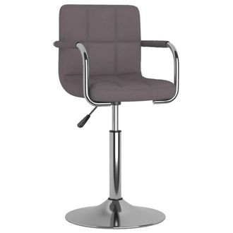 vidaXL Silla De Comedor De Tela Gris Taup&eacute; Vidaxl