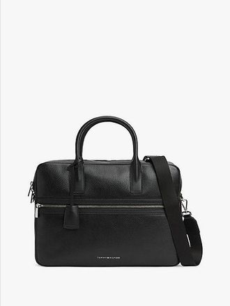Tommy Hilfiger TH Business Premium Leather Laptop Bag