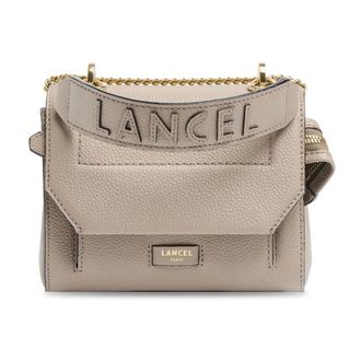 Lancel Shoulder Bags, female, Gray, Size: ONE SIZE Ninon Small Flap Bag