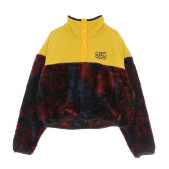 HUF Sherpa High Neck Sweatshirt Navy Blauw - Dames - Sweatshirts - Veelkleurig - M - Polyester - Hoodies & sweatvesten