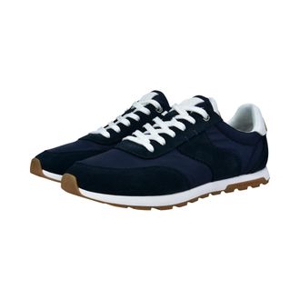 Salamander Sneaker SALAMANDER, Damen, Gr. 36, dunkelblau, Leder, Schuhe Sneaker, Freizeitsneaker, Halbschuh, Schn&uuml;rschuh mit Wechselfussbett