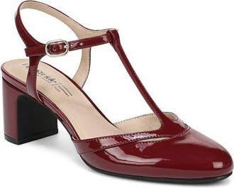 Life Stride Toni Ankle Strap Pump in Dark Cherry at Nordstrom, Size 8.5