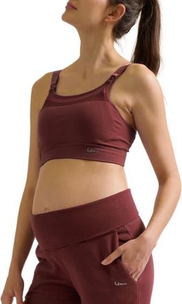 Cache Coeur Woma maternity and nursing sports bra in Plum at Nordstrom, Size Xx-Large