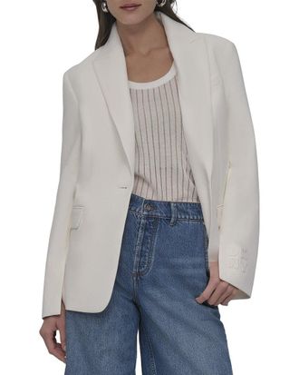 DKNY Logo Patch Blazer