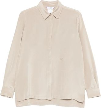 Max Mara Mujer, Blusas y Camisas, Beige, Talla: 2XS