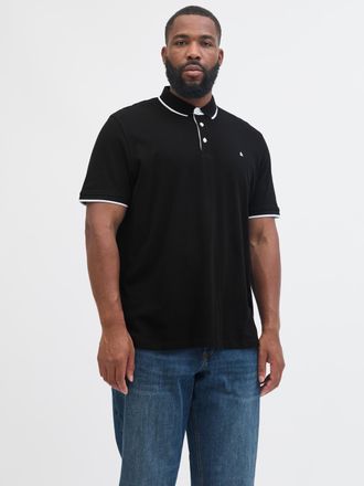 Jack & Jones Plus Size Jack & Jones PlusSize JJEPAULOS POLO SS NOOS PLS mit Logo Stickerei