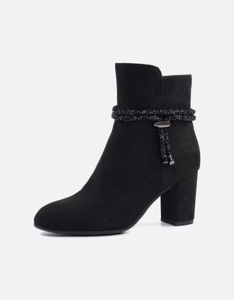 Lunar Womens Lunar Fonda Black Ankle Boot GLX001