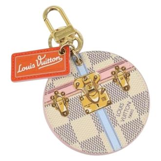 Louis Vuitton Pre-owned Damier Azur Key Holder - Dames - Pre-owned - Veelkleurig - Maat: ONE Size
