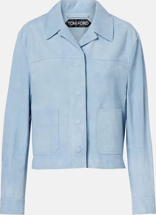 Tom Ford Cropped suede blouson jacket