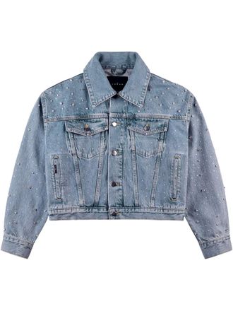 Hogan cotton jacket - women - Cotton - L - Blue