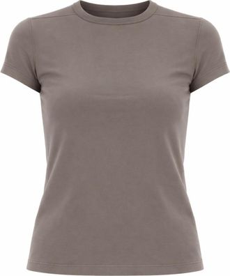 Rick Owens Grey Solid Crew Neck T-Shirt