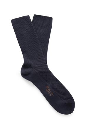 Loro Piana Ribbed Cashmere-Blend Socks