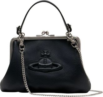 Vivienne Westwood Handbags, female, Black, Size: ONE SIZE Granny Frame Purse