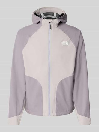 The North Face Regenjacke mit Logo in Hellgrau, Gr&ouml;&szlig;e XXL