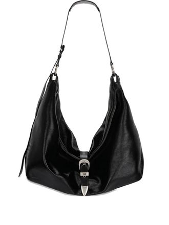 Marge Sherwood buckle-fastening leather shoulder bag - women - Calf Leather - One Size - Black
