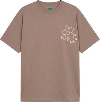 Flaneur Blossom T-shirt - Heren - T-shirts - Bruin - XL - Tops