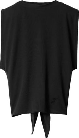 Jacquemus Sleeveless Tops, female, Black, Size: XS Drapeado Crop Top