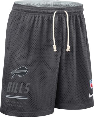 Nike Buffalo Bills Sideline Reversible Nike Mens Dri-FIT NFL Shorts in Grey | 03BF0HN581-MDC
