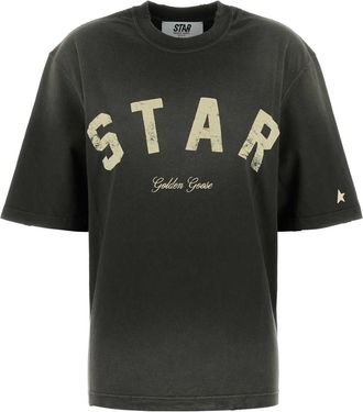 Golden Goose Deluxe Brand Dark Grey Cotton T Shirt