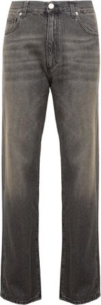 Family Fir$t Milano Jeans con effetto vissuto - Grigio