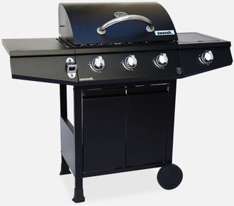 Sweeek Barbecue a gas con 3 bruciatori e 1 bruciatore laterale