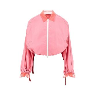 Fendi Technical viscose blouson jacket Woman 40