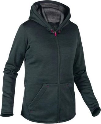 Komperdell Dames Hoody Shirt - Dames - Vesten met rits - Groen - M - Hoodies & sweatvesten