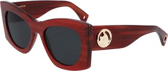 Lanvin LNV605S 602 Womens Sunglasses Red Size 54