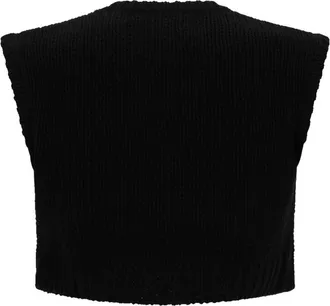 Max Mara Fine-Gauge Knit Cotton Sweater - Black