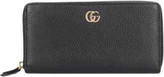 Gucci Pre-owned Lange Portemonnee (bi-fold) - Dames - Vintage Accessoires - Zwart - ONE Size - Leer - Vintage