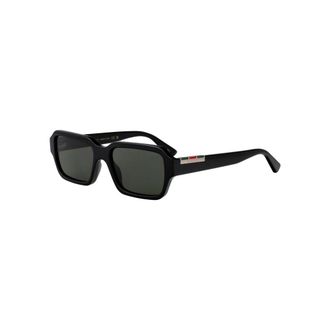 Gucci Sunglasses, male, Black, Size: 54 MM Rectangular Frame Sunglasses