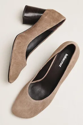 Lola Cruz Suede Block Heels