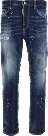 Dsquared2 Heren, Jeans, Blauw, Maat: 3XL Katoen