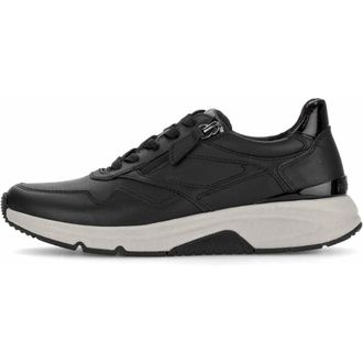 Gabor Rollingsoft Sneaker - Dames - Schoenen - Zwart - Maat: 37 1/2 EU Leer