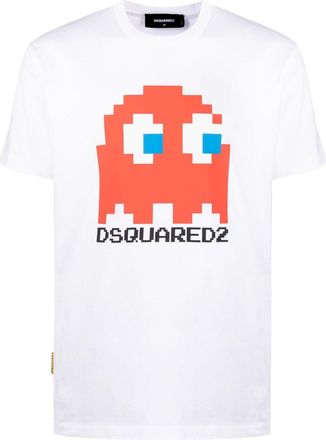 Dsquared2 cartoon-print cotton T-shirt - men - Cotton - S - White