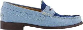 Toral Shoes Coin Loafer Blauw Jeans Dames - Dames - Loafers - Blauw - 38 EU - Schoenen