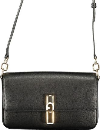 Furla Nero Leather Women Womens Handbag