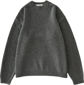 STUDIO NICHOLSON Truien & Vesten, Heren, Grijs, L, Wol, Hemyl Knit