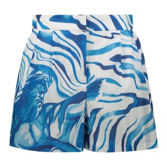 Alberta Ferretti Cotton Shorts - female - Alberta Ferretti - Casual Shorts - Multicolor - M - Shorts