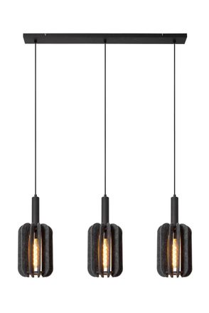 Netlighting Lucide RAFAL Pendant light 3xE27 Grey