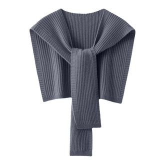 Generic Sweater Shawls and Wraps for Women Knitted Chunky Knotted Casual Neck Scarf Lightweight Winter Shoulder Capes Womens Clothing Accessories