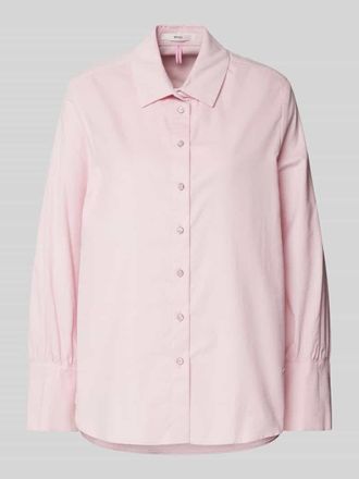 Brax Brax Regular Fit Hemdbluse mit Label-Detail Modell Viki in Rosa, Größe 42