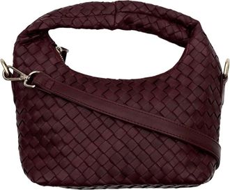 BTF-CPH Btfcph - Gevlochten Clutch - Dames - Tassen - Rood - Maat: ONE Size Leer