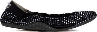 P448 Stella Paillettes Ballet Flat in Black/silver at Nordstrom, Size 36